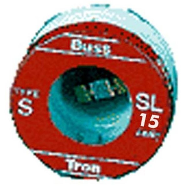 Eaton Bussmann Bussmann - Cooper BP-SL-15 3 Count 15 Amp Tamper Proof Plug Fuses BP/SL-15